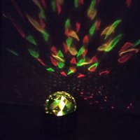 Bling Disco Party Light - LED color changing with clear rhinestone base.