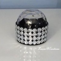 Bling Disco Party Light - LED color changing with clear rhinestone base.