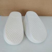 Cross Slippers - Ivory & tan with chenille gold lined cross 