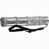 Bling Stun Flashlight with silver or black rhinestones