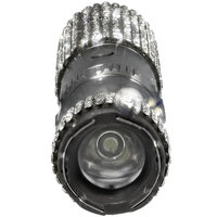 Bling Stun Flashlight with silver or black rhinestones