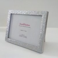 Fine Glitter Picture Frame - Decorative Sparkling Fine Glitter in a Variety of Colors- for 4 x6 or 5 x7 photos or info
