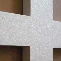 Glitter Wall Cross - Sparkling Fine Glitter Cross in Blush/Rose or a Variety of Colors -  9.5" or 12"