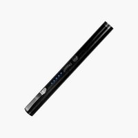 Stun Pen with Battery Meter - black, silver, pink or purple