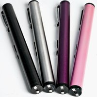 Stun Pen with Battery Meter - black, silver, pink or purple