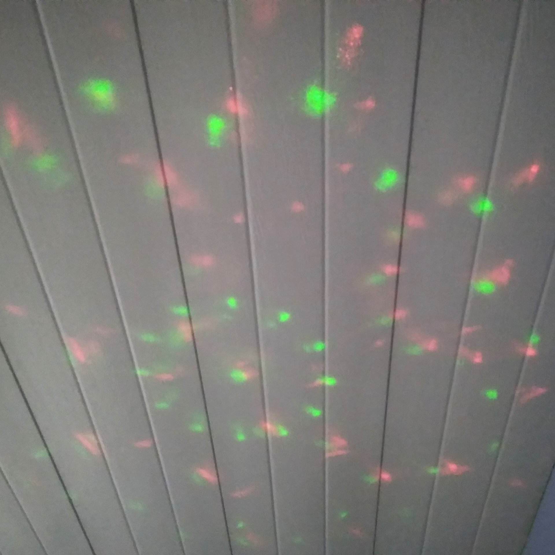 Bling Disco Party Light - LED color changing with clear rhinestone base.