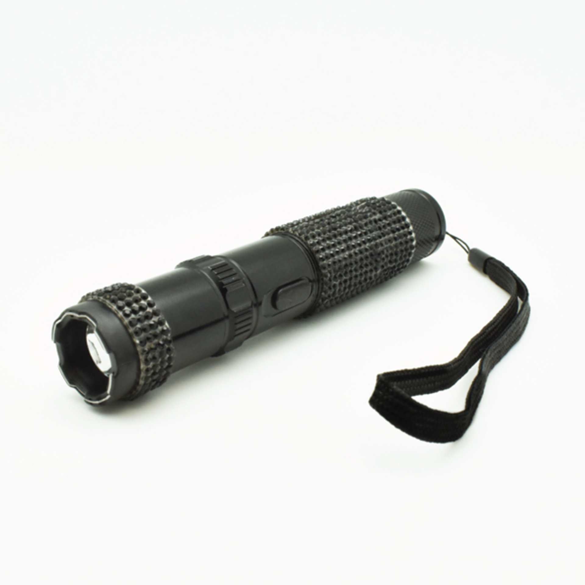 Bling Stun Flashlight with silver or black rhinestones