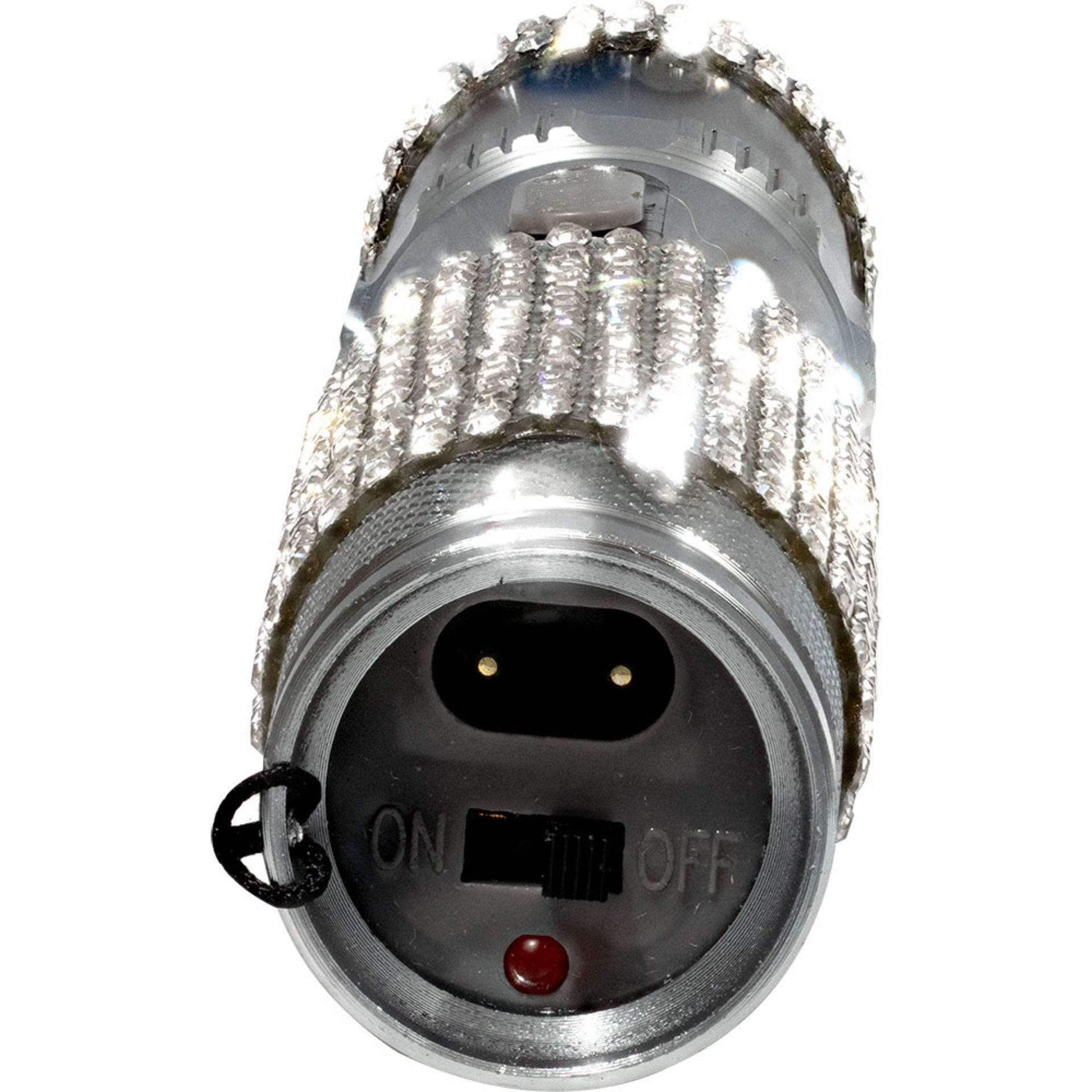 Bling Stun Flashlight with silver or black rhinestones