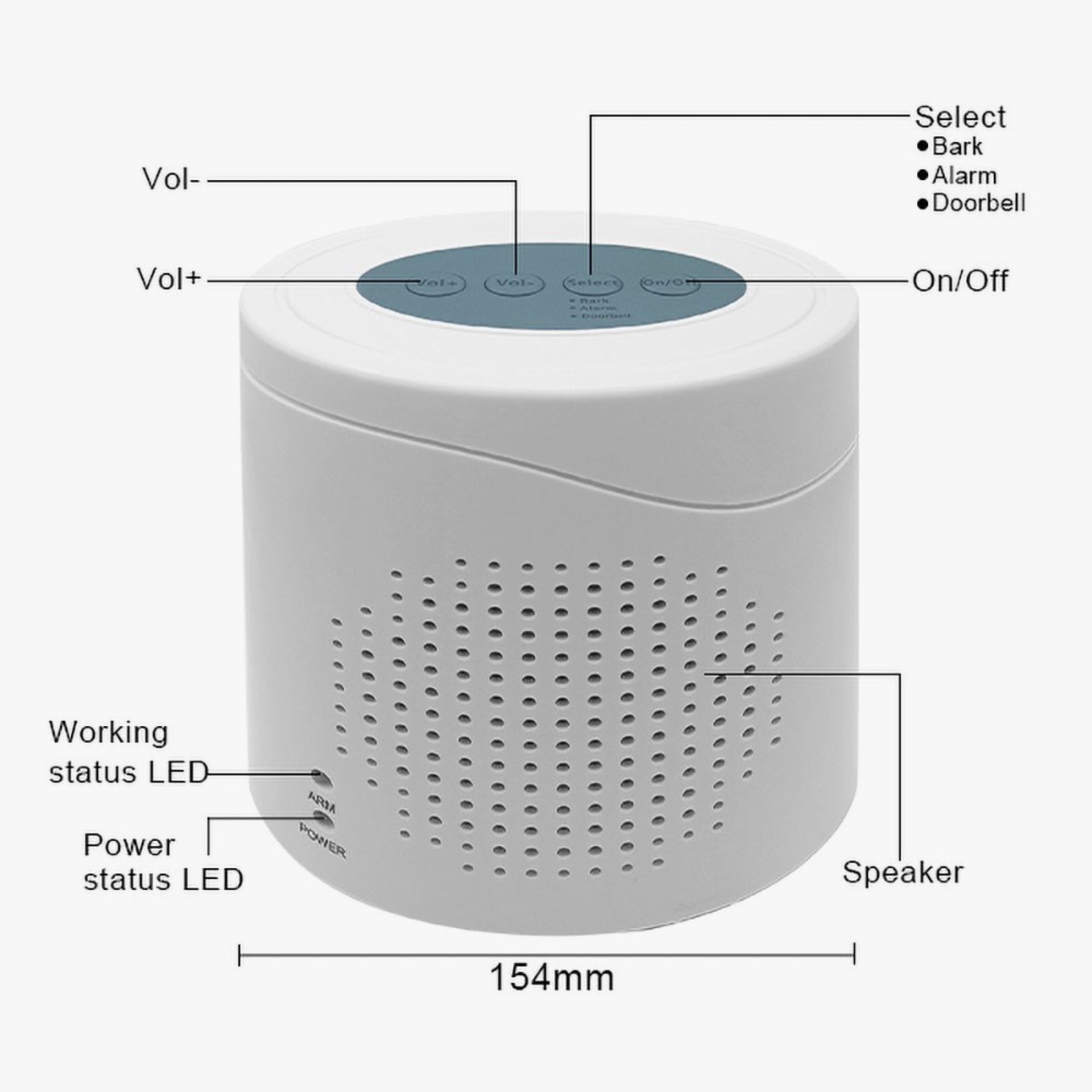 Barking Dog Alarm for home or office