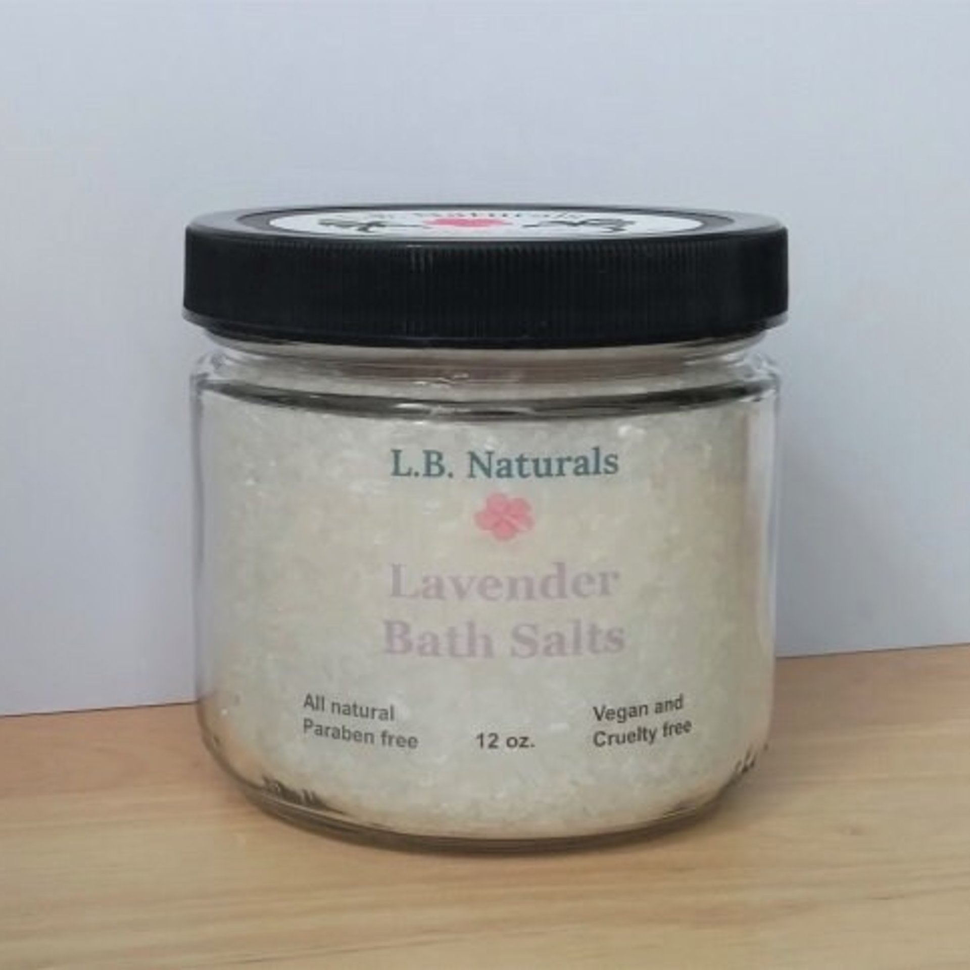 Natural Lavender Bath Salts w/ Keepsake Seashell