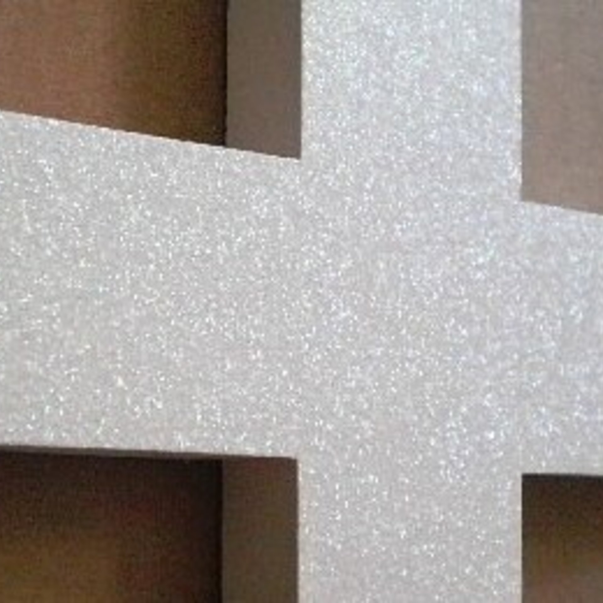 Glitter Wall Cross - Sparkling Fine Glitter Cross in Blush/Rose or a Variety of Colors -  9.5" or 12"