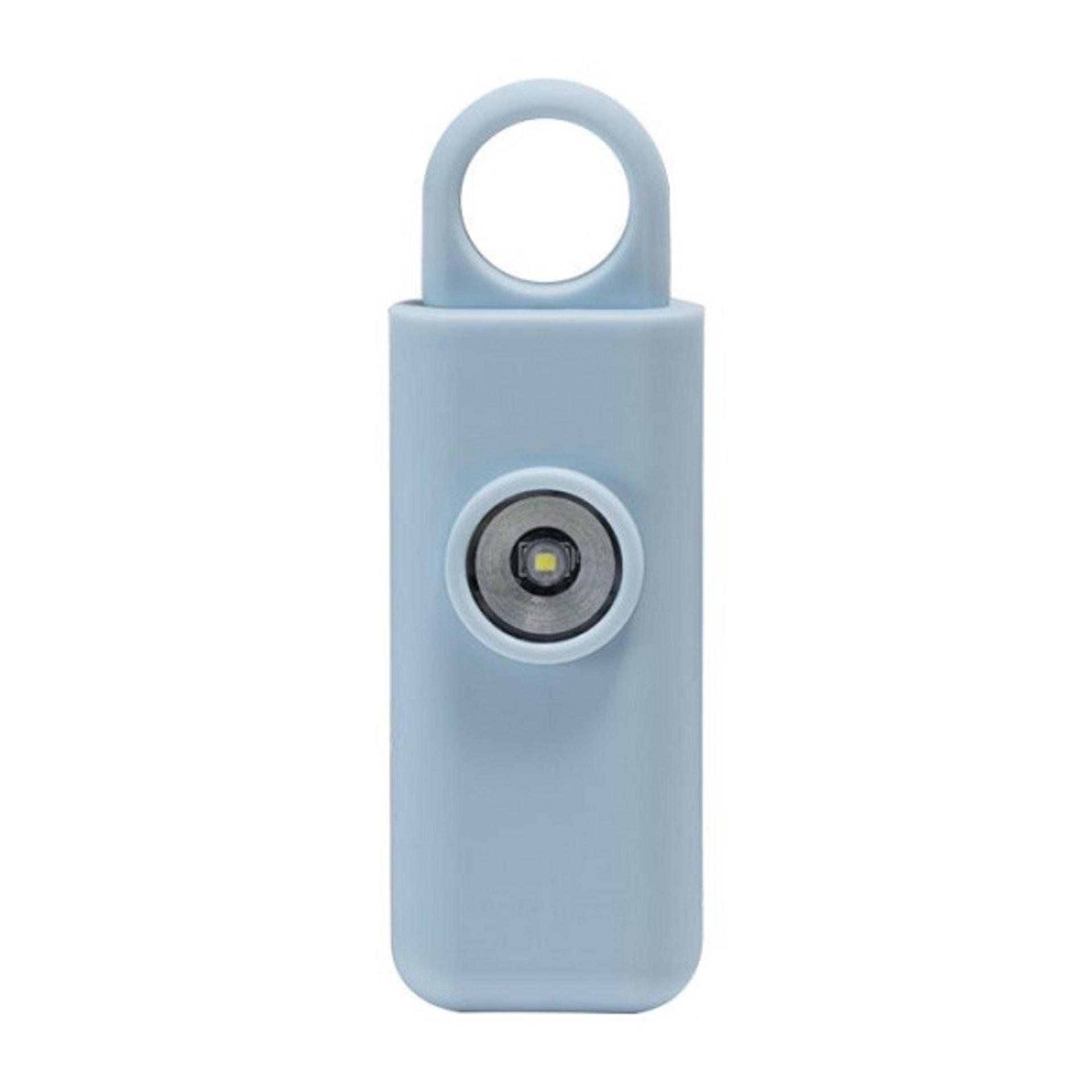Personal Alarm Keychain- 130 Decibel with Strobe Light - black, light pink, or light blue